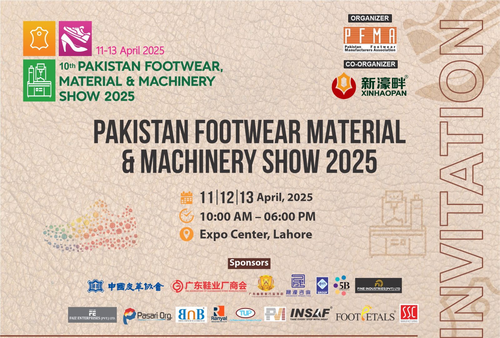 10th Pakistan Footwear Material & Machinery Show 2025